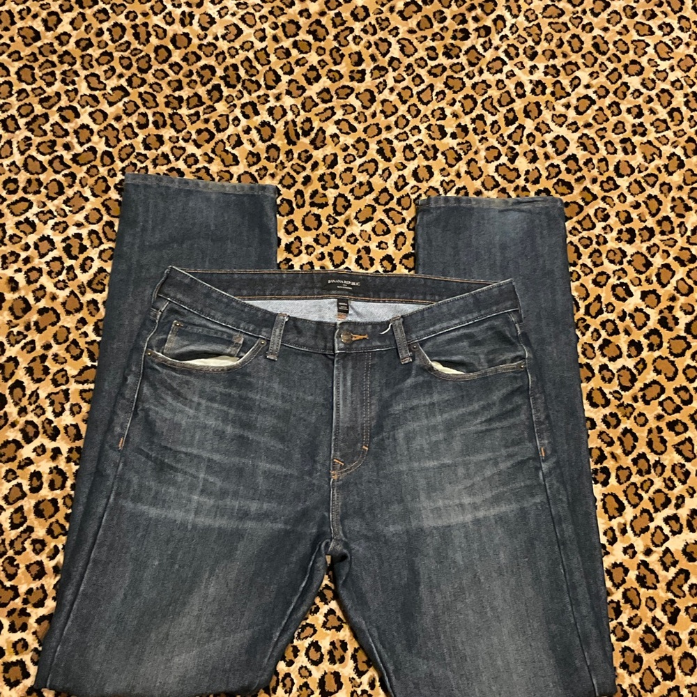 ❤️ BANANA REPUBLIC MENS SLIM STRAIGHT JEANS